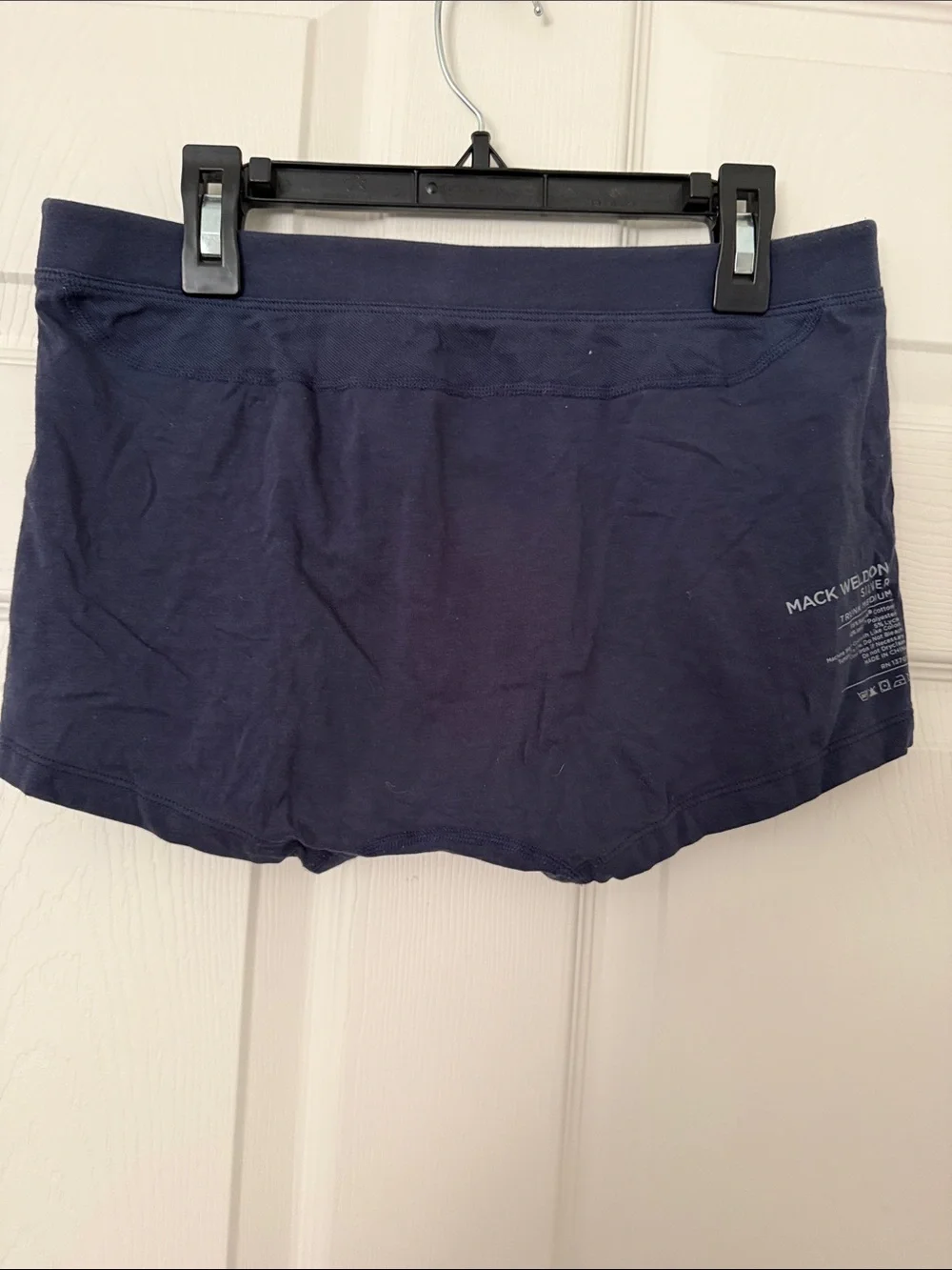 Mack Weldon Navy Trunk Boxer Briefs - Navy